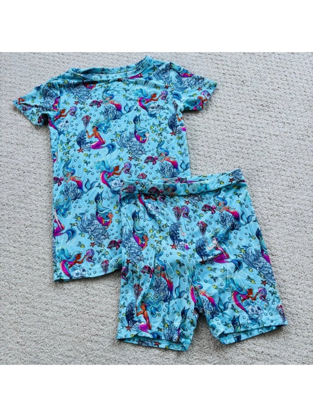 Birdie Bean mermaid bamboo pajama set